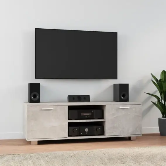 Hit sprzedaży Szafka pod TV, szarość betonu, 120x40,5x35 cm Lumarko! - Hurtownia wielobranżowa Lumarko